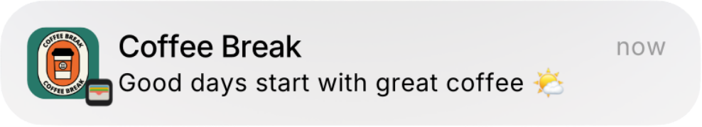 Push notification example
