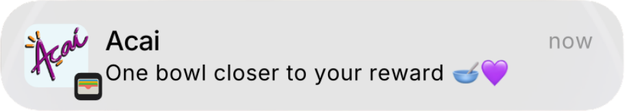 Push notification example
