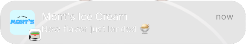 Push notification example